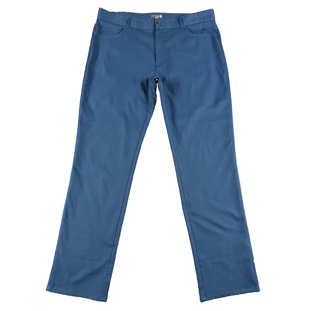 Peter Millar Crown Sport eb66 Performance Pants Mens 38x32 Blue MF16EB66FB